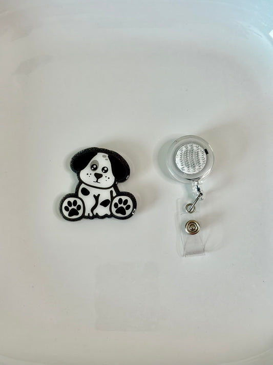 Black and White Puppy